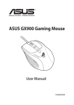 Asus GX900 User manual