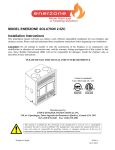 Enerzone Solution 2.3-I Installation manual