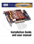 MCDI exprecium Installation guide