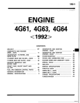 Mitsubishi 4G6 series Specifications