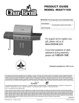 Char-Broil 466471109 Product guide