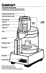 Cuisinart DLC-5 Technical data