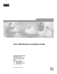 Cisco 6260 Installation guide