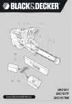 Black & Decker GKC1817P Instruction manual