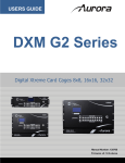 Aurora Multimedia DXE-CAT-S1 User guide