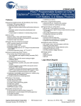 Cypress Semiconductor CY8C21x34 Datasheet