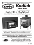 Enviro 1200-V Insert Owner`s manual