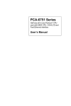 Advantech PCA-6145L User`s manual