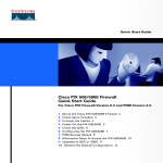 Cisco PIX 506 - Firewall Installation guide
