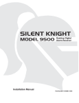 SILENT KNIGHT 9500 Installation manual