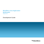 BlackBerry Java Application - 5.0