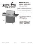 Char-Broil 463434313 Product guide