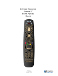 DVR Remote with Backlighting