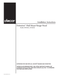 Dacor DH3006S Product specifications