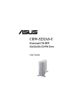 Asus External CD-RW CRW-5232AS-U User guide