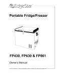 EdgeStar FP630 Owner`s manual