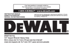 DeWalt DWMT70773L Instruction manual