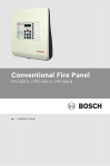 Bosch FPC-500-8 Installation guide