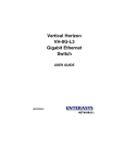 Enterasys VH-8G-L3 User guide