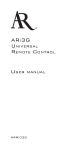 Acoustic Research ARi3G User guide