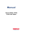 Simrad RT62 Instruction manual