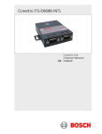 Bosch Conettix ITS-D6686-INTL Installation guide