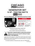 Chicago Electric 95960 Specifications