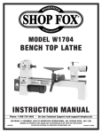 Woodstock SHOP FOX W1751 Specifications