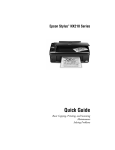 Epson NX-Epson User`s guide