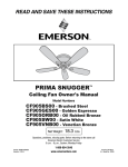 Emerson CF905SW00 Owner`s manual
