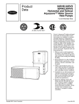 Carrier AQUAZONE RVR Product data