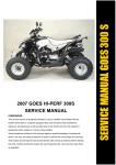 Booxt GOES 300S Service manual
