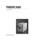 Printronix T4204 User`s manual