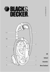 Black & Decker Vacuum Cleaner Instruction manual