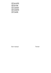 Electrolux QT3619K User manual