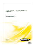 Banner DF-G1-KS-Q7 Instruction manual