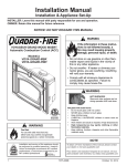 Quadra-Fire VOYA-GRAND-MBK Installation manual