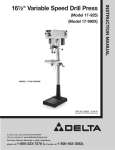 Delta 17-925 Instruction manual