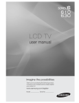 Samsung LN40D630 User manual