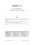 RAD Data comm ASMi-31 Specifications