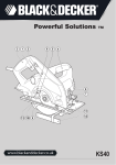 Black & Decker Powerufl Solutions 90559283 Instruction manual