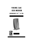 Viking 56K User`s guide