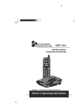 Audiovox DST961 Operating instructions