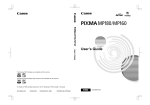 Canon PIXMA MP180 User`s guide