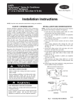 Carrier 24APA7 Performance Instruction manual
