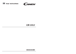 Candy Dishwasher Technical data