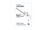 Craftsman 172.79957 Operator`s manual