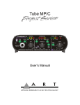 Art Pro Tube MP User`s manual