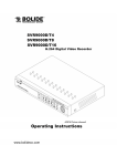 Bolide SVR9000D T8 User manual
