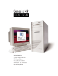 DayStar Digital Genesis MP User guide
